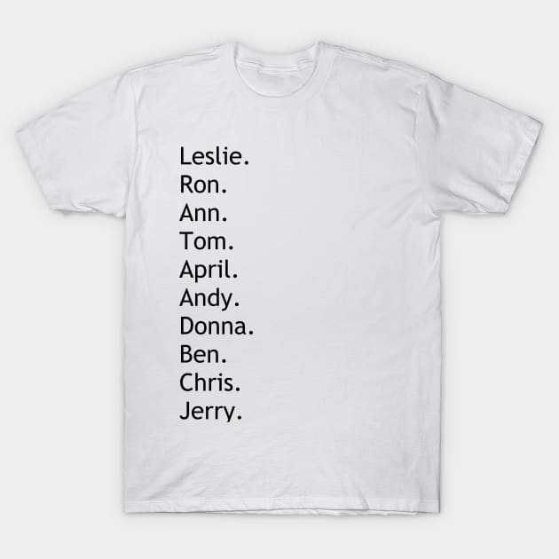 Parks and Rec Dept T-Shirt by AlienClownThings